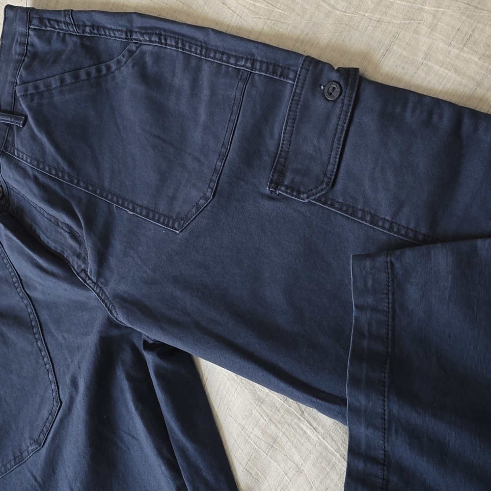 Bass Women's Cargo Pants Size:10 Navy - Picture 2 of 7